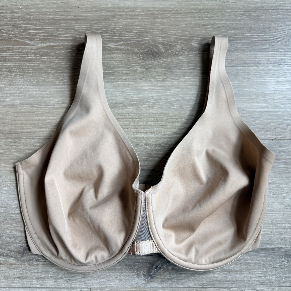 Third Love Women's Bra 34G Beige‎ Microfiber Full Coverage Underwired